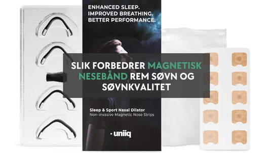 Slik forbedrer magnetisk nesebånd REM søvn og søvnkvalitet