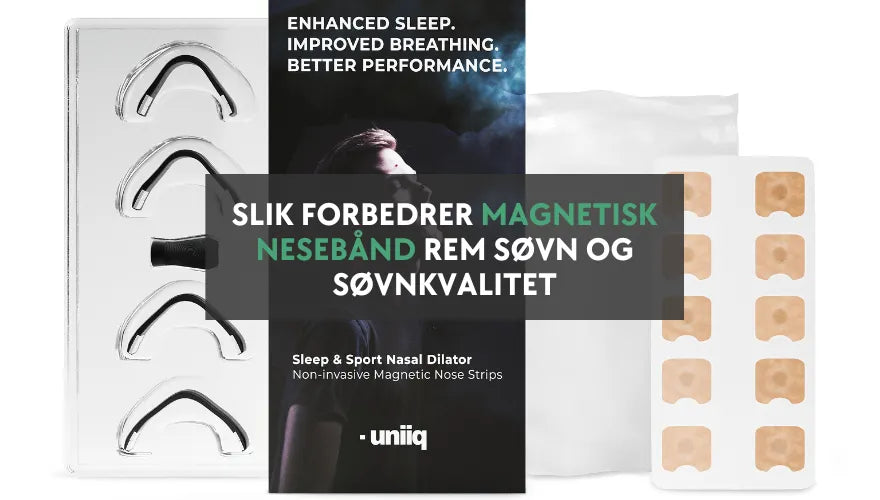 Slik forbedrer magnetisk nesebånd REM søvn og søvnkvalitet